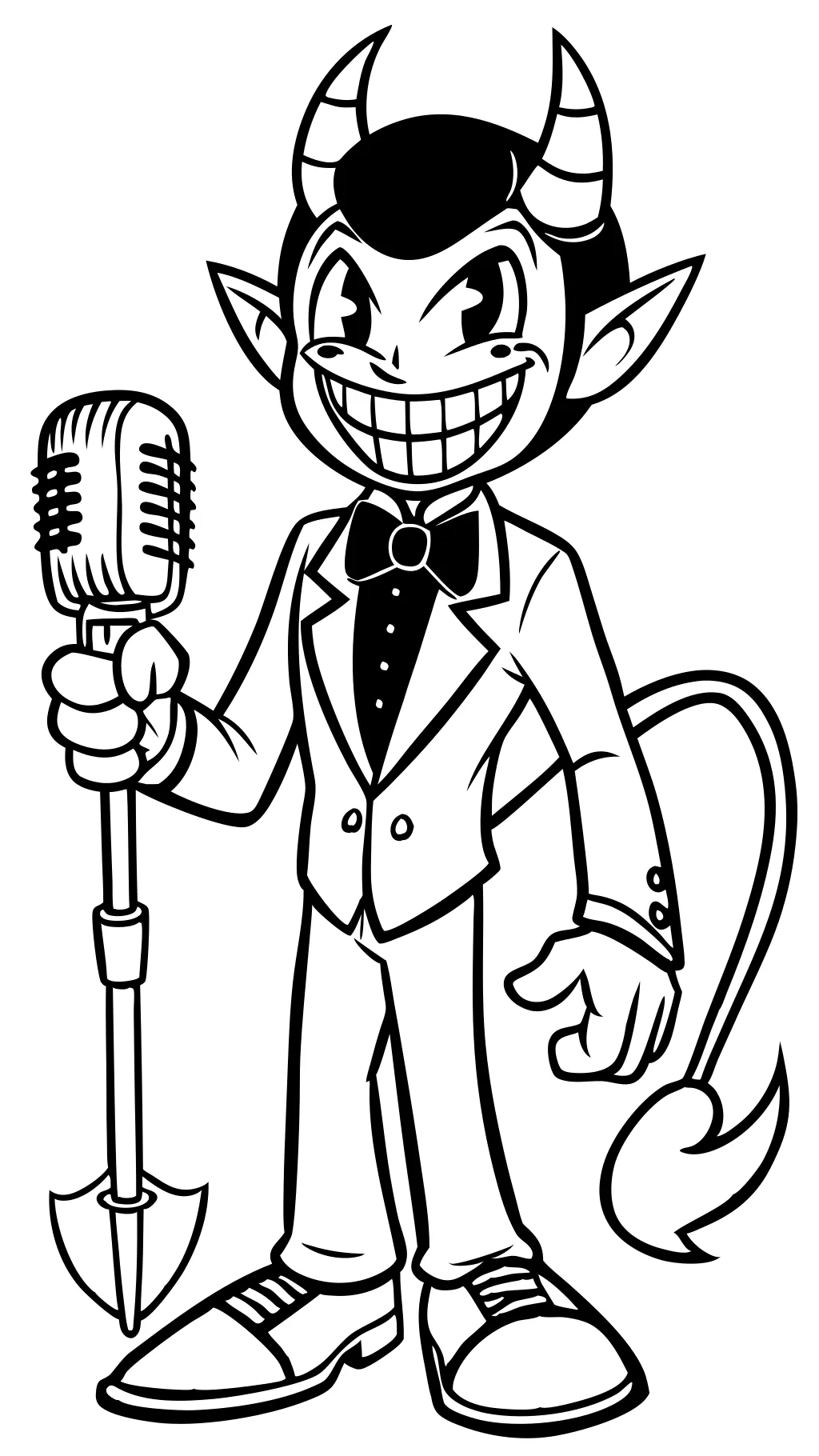 hazbin hotel alastor coloring pages